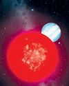 Cosmic mismatch: Giant planet discovered orbiting tiny star1