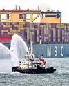 MSC IRINA docks at Vizhinjam port26