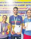 Sri Sri University scripts history; double gold in badminton c’ship55