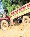 Sand mafia snatches away seized tractor from mining officials17