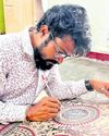 Dinabandhu’s brush with tribal art leads to glory24