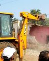EVICTION DRIVE AT SALIA SAHI TO CONSTRUCT ROAD14