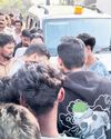 Villagers block police vehicle for 3 hrs over youth's death Villagers block police vehicle for 3 hrs over youth's death21