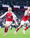 ARSENAL THRASH VILLA TO END YEAR AT TOP32