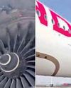 AI flight engine sucks in baggage container48