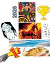 Fire horse yawns; dark horse whinnies6