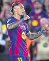 Raphinha double fires Barca history Raphinha double fires Barca history61