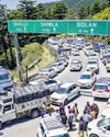 Tourists dash to Shimla as plains sizzle; 70K vehicles reach city in 72 hrs Tourists dash to Shimla as plains sizzle; 70K vehicles reach city in 72 hrs22