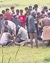 Kendrapara: 16-ft croc rescued from canal Kendrapara: 16-ft croc rescued from canal22