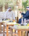 رئيس الدولة ومحمد بن راشد يبحثان في العين شؤون الوطن والمواطن0