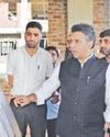 DC Budgam Reviews Progress On New District Hospital18