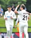 New Zealand Leads West Indies by 96 Runs New Zealand Leads West Indies by 96 Runs25