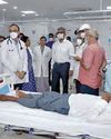 కేంద్రీయ అసుపత్రిని తనిఖీ చేసిన దక్షిణ మధ్య రైల్వే జిఎం సంజయ్ కుమార్ శ్రీవాస్తవ10