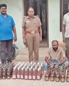 பாண்டிச்சேரியில் கடத்தி வரப்பட்ட மதுபானங்கள் பறிமுதல்