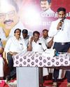 காவலாகுறிச்சி கிராமத்தில் ஆலங்குளம் தெற்கு ஒன்றிய திமுக சார்பில் நாடு போற்றும் நான்காண்டு தொடரட்டும் ; கழக ஆட்சியின், சாதனை விளக்கப் பொதுக்கூட்டம்