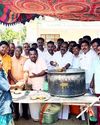 திருவண்ணாமலையில் சித்ரா பவுர்ணமி விழா பாஜக சார்பில் 20 ஆயிரம் பக்தர்களுக்கு அன்னதானம் : மாவட்ட தலைவர் கே.ரமேஷ் துவக்கி வைத்தார்