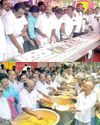 அதிமுக பொதுச்செயலாளர் எடப்பாடியார் பிறந்தநாளையொட்டி மாவட்ட பாசறை செயாளர் வி.ஆர்.மணிவண்ணன் ஏற்பாட்டில் 71 கிலோ பிரமாண்ட கேக்,2ஆயிரம் பேர்களுக்கு பிரியாணி வழங்கும் விழா