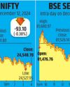 Benchmark indices end lower amid selling