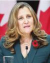 Trudeau's FM Chrystia Freeland resigns hours before statement on Canada's economy