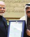 Kuwait honours PM Modi With its highest national award