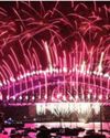 World Begins Welcoming 2025 With Light Shows, Embraces & Ice Plunges