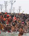 Over 35 Million Devotees Take Holy Dip in Sangam on Makar Sankranti