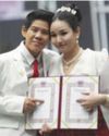 Thai LGBTQ+ couples register their marriages as law gives them equal status