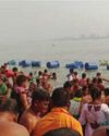 Over a Lakh Take Dip at Triveni Sangam in State