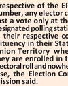 Duplication in EPIC numbers doesn't imply fake voters: ECI