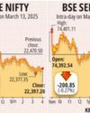 Market Ends Lower, Nifty Slips Below 22,400 Market Ends Lower, Nifty Slips Below 22,400