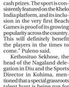 Khelo India Beach Games: A blessing for Nagaland's sepak takraw girls58