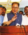 Seeking presence of PM in House at all times is unfair: Rijiju2