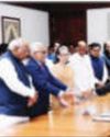 Opposition Candidate BS Reddy Files Nomination for VP Post5
