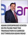 Adani Enterprises purchases DP Jain Toll for ₹1,342 Cr Adani Enterprises purchases DP Jain Toll for ₹1,342 Cr43
