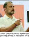 CEC protecting electoral manipulators, says Rahul CEC protecting electoral manipulators, says Rahul6