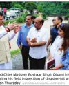 CM Dhami attributes U’khand disasters to global warming CM Dhami attributes U’khand disasters to global warming36