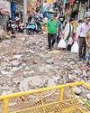 सदर नाला रोड के दोनों ओर की सीवर लाइन धंसी, आवागमन बंद81