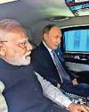 पुतिन ने 10 मिनट किया मोदी का इंतजार, कार में ही 45 मिनट बतियाए6