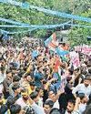 एनएसयूआइ ने निकाला 'सेव डीयू मार्च', छात्रों के सामने रखीं मांगें76