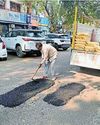 अभियान के पहले दिन सड़कों पर भरे 872 गड्ढे अभियान के पहले दिन सड़कों पर भरे 872 गड्ढे10
