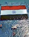 अंडमान में समंदर की गहराई में सबसे बड़े तिरंगे ने बिखेरी छटा50