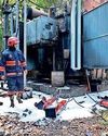 प्रसार भारती परिसर में लगे ट्रांसफार्मर में लगी भीषण आग प्रसार भारती परिसर में लगे ट्रांसफार्मर में लगी भीषण आग61