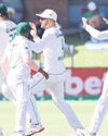 PROTEAS ON FRONT FOOT