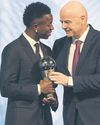 Vinicius Junior bags top award