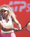 Serena return bid is cut short Serena return bid is cut short56