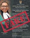 Chief Justice's office moves to debunk fraudulent anti-immigration declaration5