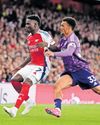 Gunners’ Saka lifts the stadium, says ‘happy’ Arteta Gunners’ Saka lifts the stadium, says ‘happy’ Arteta23