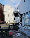 Bothasig residents shocked as truck crashes into kitchen1