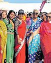 Durban beachfront was vibrant with colours during Sari Stroll8