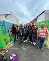 Scottsville tag out bad seeds with mural art Scottsville tag out bad seeds with mural art